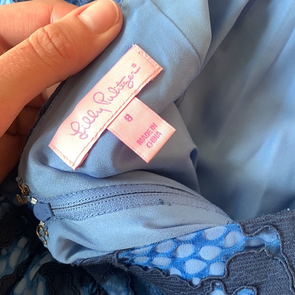 Lilly Pulitzer Navy Lace Dress - Picture 8 of 8